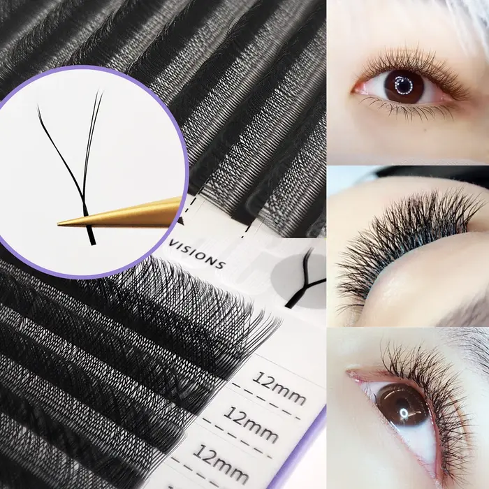 Extensions de cils colorées YY EEDEW