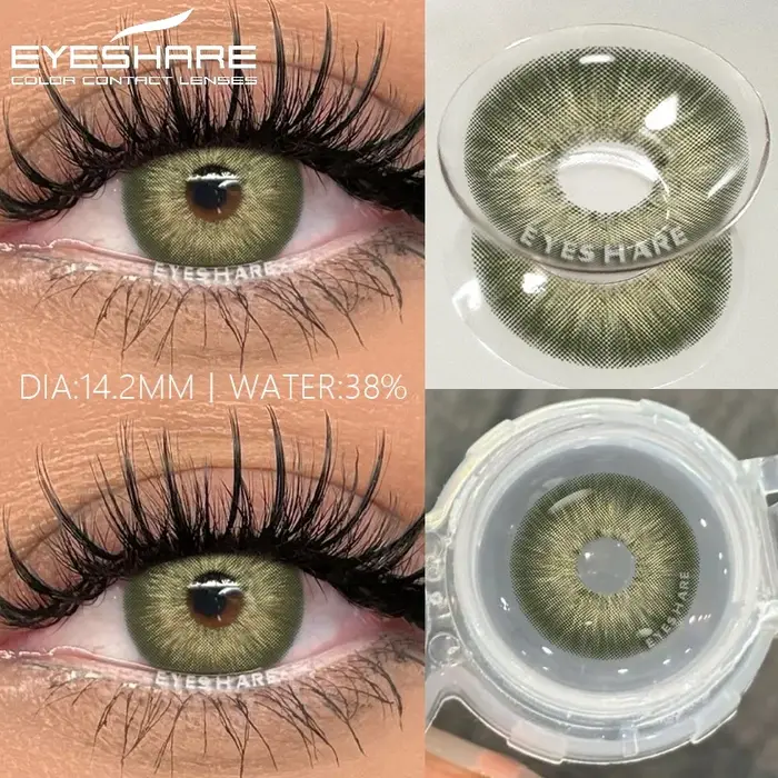 EYESHARE 1 paire de lentilles de Contact de couleur de mode pour les yeux