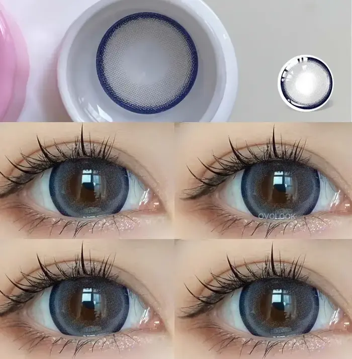 2PCS/paire 14.5mm lentilles perle série couleur