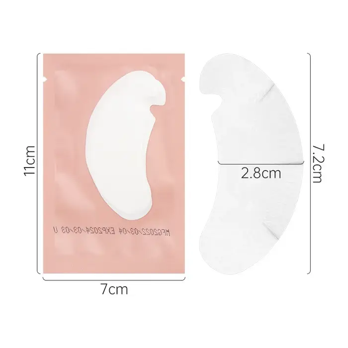 50 paires de patchs hydrogel pour extensions de cils, coussinets en gel en forme de U pour greffe de cils, fournitures pour extensions de cils, outils de maquillage