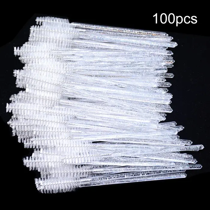 100 pièces pour Extension de cils maquillage brosses
