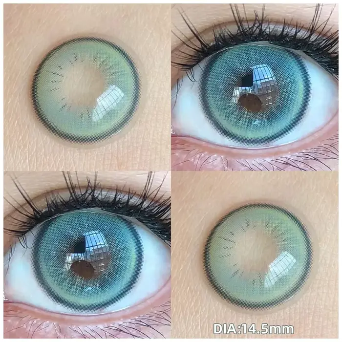 1 Paire (2pcs) Myopie Lentilles De Contact Pour Les Yeux Élèves contrevenants