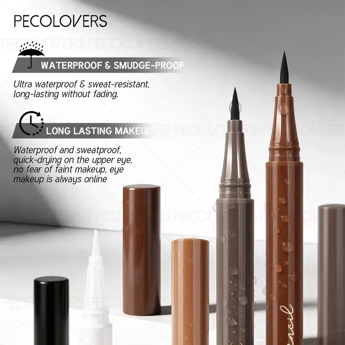 Lot de 3 Eyeliners Liquides Ultra-fins