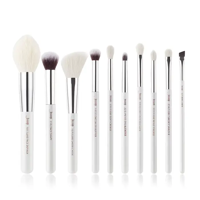 Jessup ensemble de pinceaux 10 pièces pinceaux de maquillage professionnels ensembles fond de teint