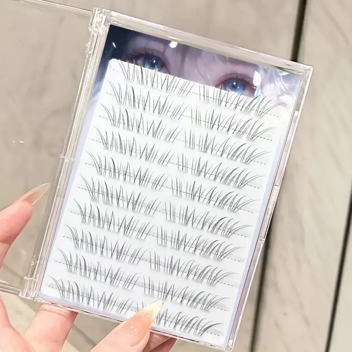 Faux cils naturels sans colle