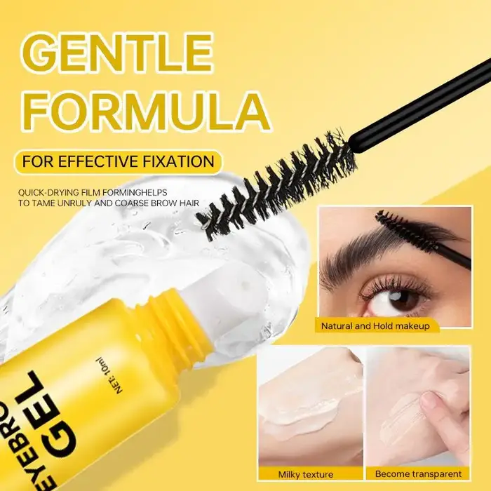 Mascara coiffant pour sourcils transparent