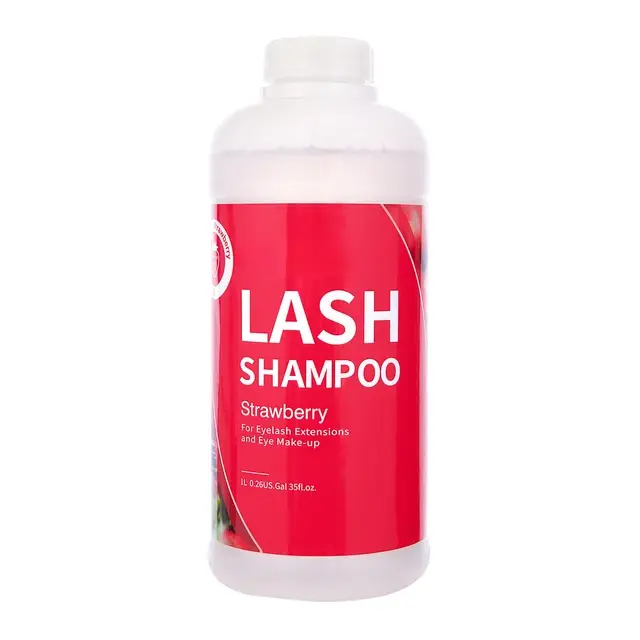 Mousse nettoyante pour cils 1L, shampoing sans pompe d'irritation, Kit de levage et de croissance de