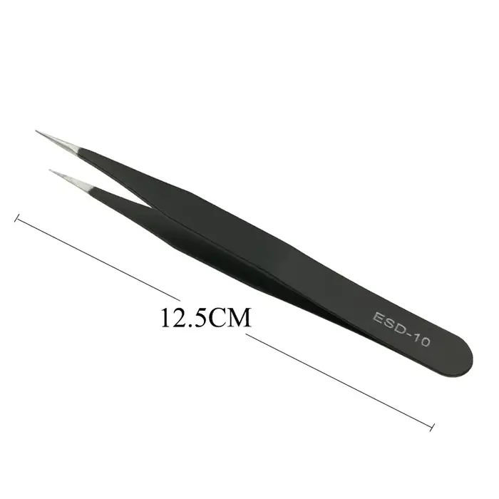Pinces à cils pour extensions, outils de maquillage beauté pour la pose de cils, pinces mates pour c