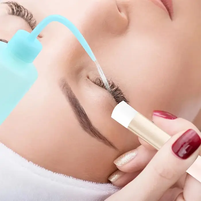 Bouteille de nettoyage d'extension de cils