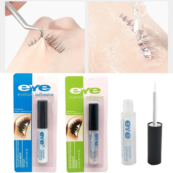 Colle pour faux cils, imperméable