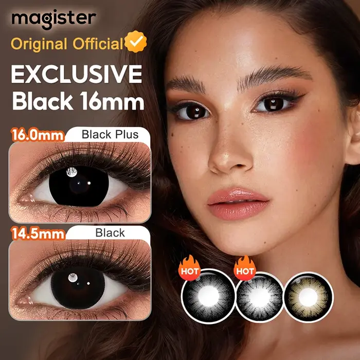 (0.00~-6.00) MAGISTER Lentilles de contact graduées à grand effet de dilatation 16.0mm