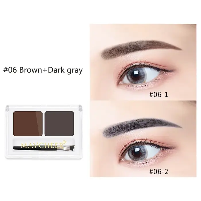 Palette de poudre à sourcils 2 couleurs