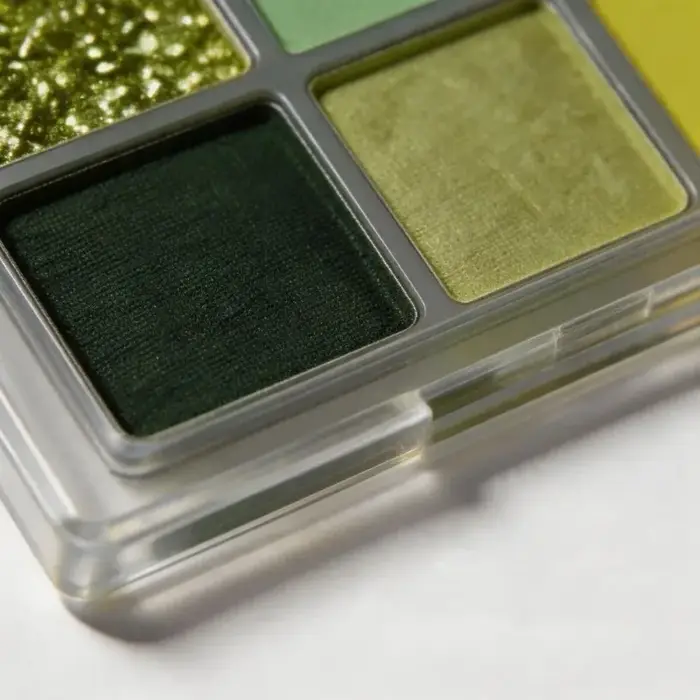 Palette de fards à paupières vert menthe 9 couleurs
