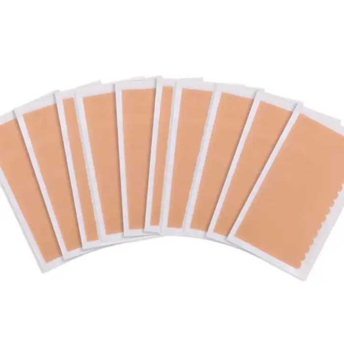 10 feuilles greffées faux cils levage paupière bande Non-tissé sourcil Protection bande Extension de