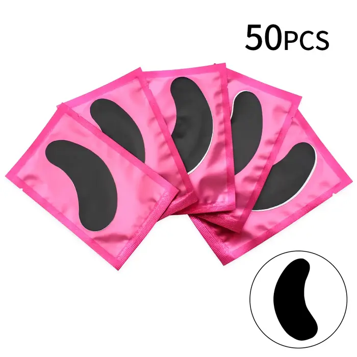 Patchs noirs de rembourrage pour Extension de cils