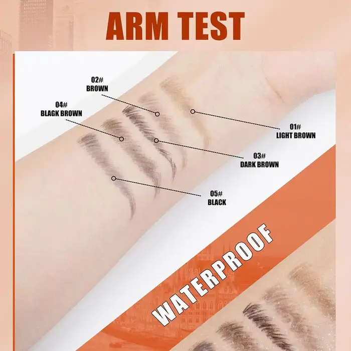 Nouveau crayon à sourcils semblable à des cheveux 4D