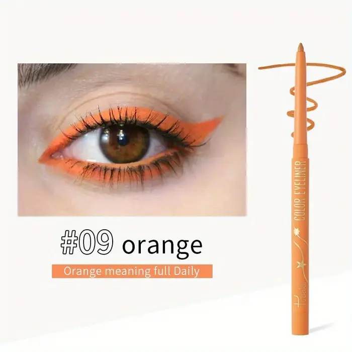 Crayon Eyeliner Gel coloré, imperméable, durable, facile à porter, maquillage de beauté des yeux, ma