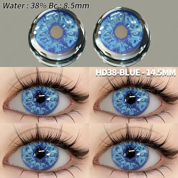 EYESHARE Halloween lentilles de contact couleur 1 paire mignon Anime Cosplay