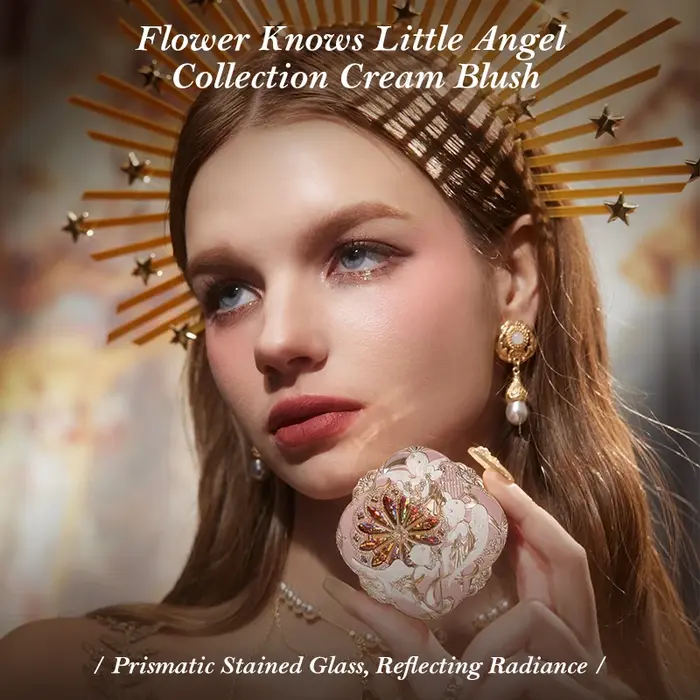 Flower Knows Little Angel Collection Blush crème pour joues couleur naturelle