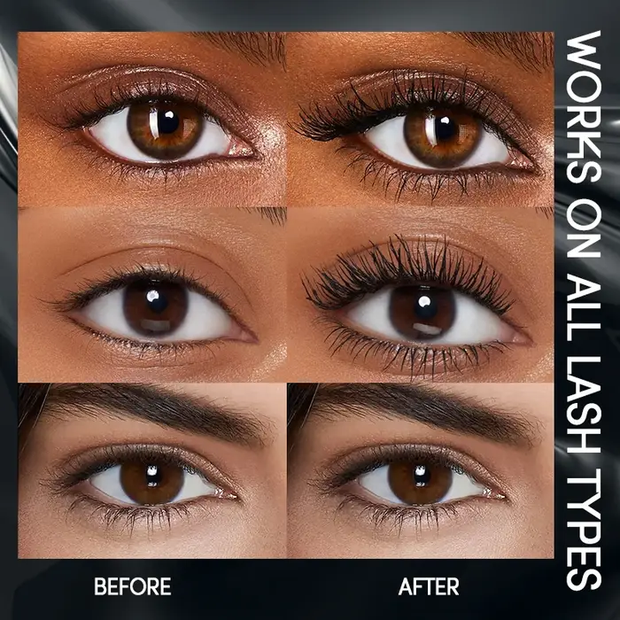 Mascara 4D imperméable ultra longue durée