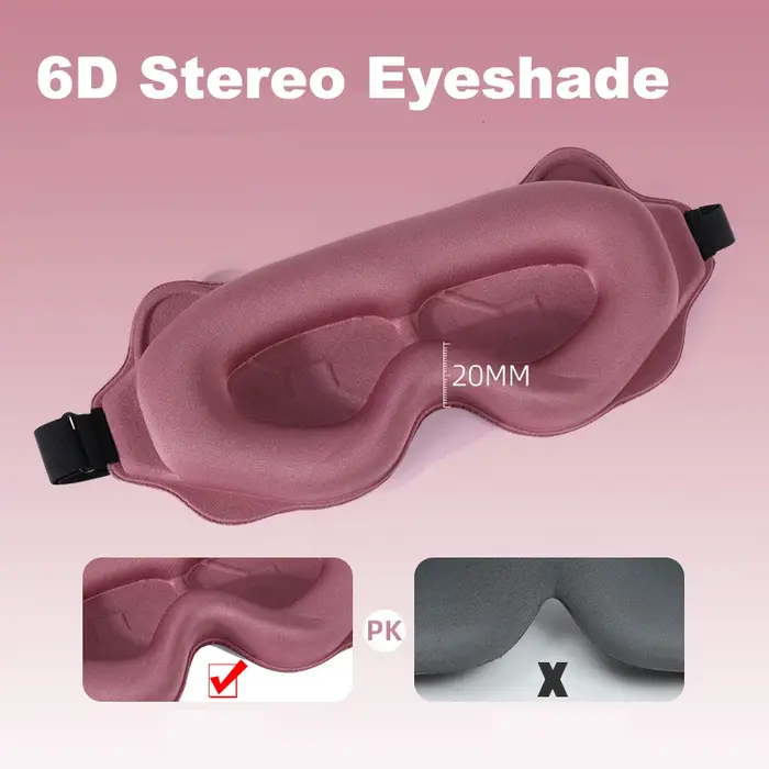 Masque oculaire 3D pour hommes et femmes