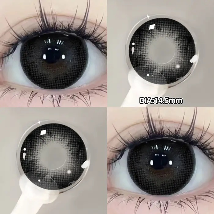 2pcs lentilles de Contact de couleur arc-en-ciel pour les yeux Belleza