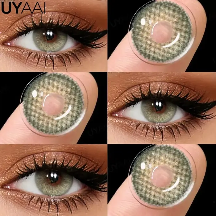 Lentilles de contact colorées UYAAI Siri Green