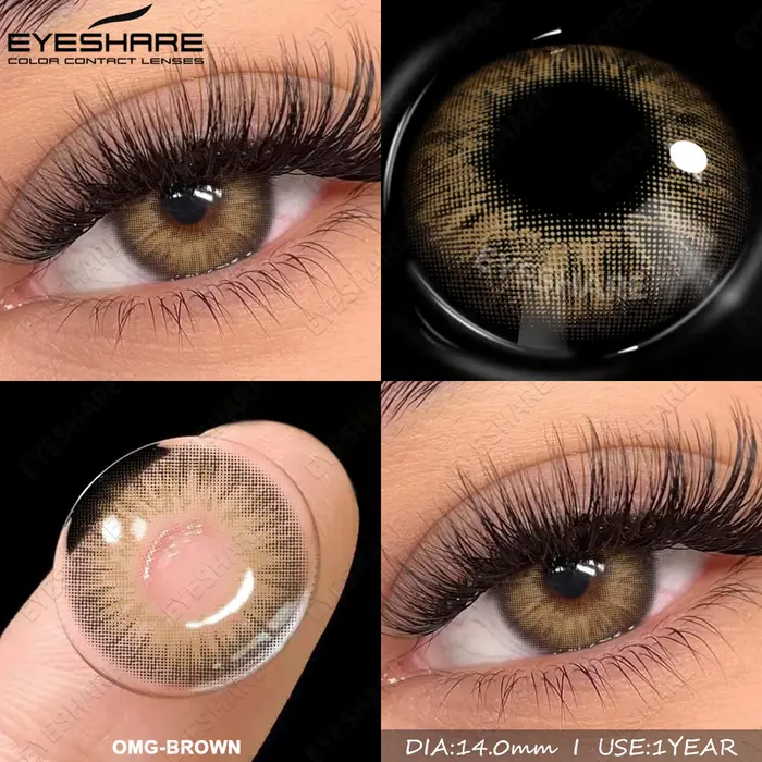 EYESHARE 2 pièces lentilles de Contact de couleur pour les yeux