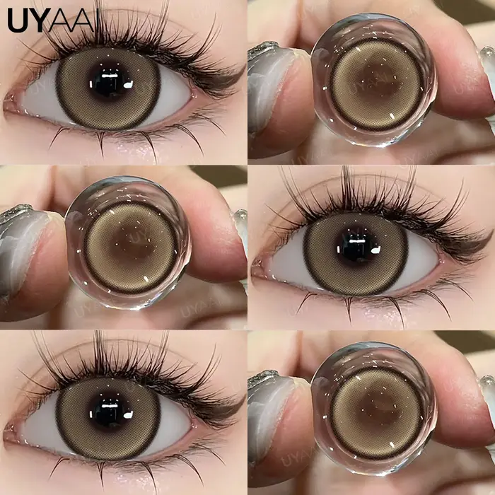 Lentilles de contact UYAAI : Lentilles de beauté noires, Lentilles vertes PATTAYA, Lentilles de coul