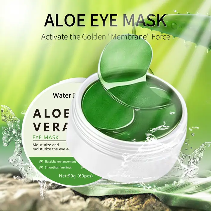 Masque pour les yeux au collagène à l'aloe Vera