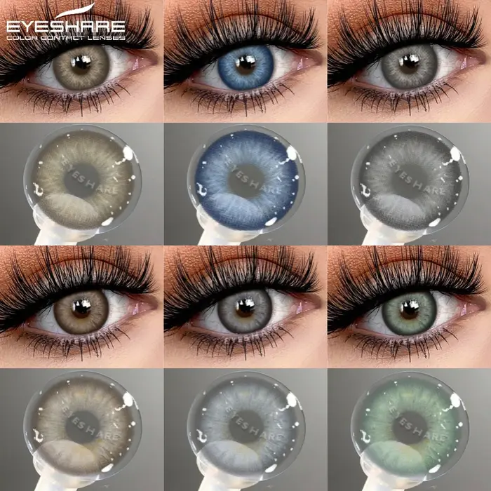 EYESHARE 1 paire d'élèves colorées pour les yeux Contacts