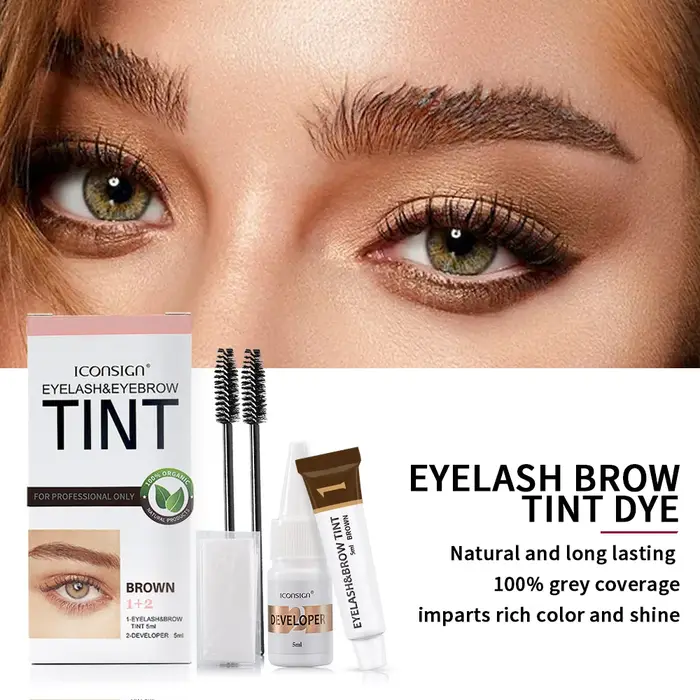 ICONSIGN – Kit de teinture pour cils et sourcils