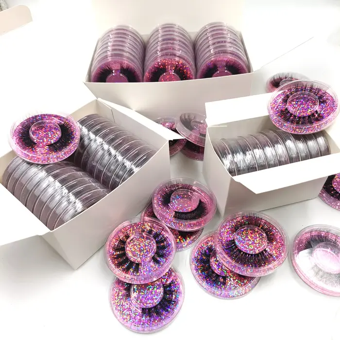 Cils Logo personnalisé 30/50/100 paires Faux