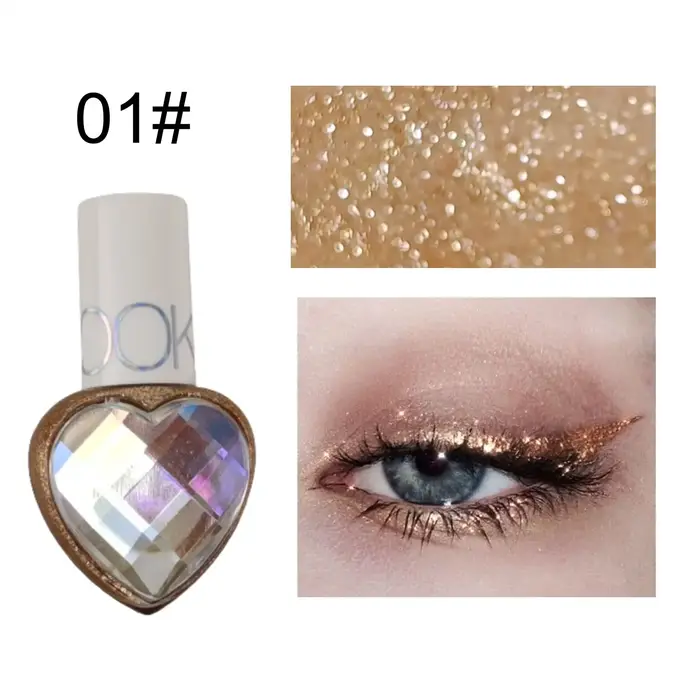 Eyeliner fin scintillant