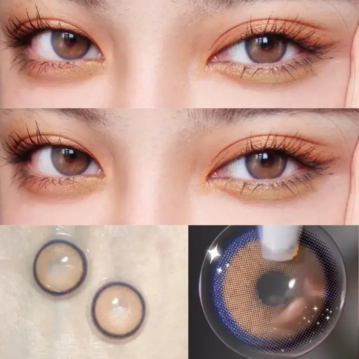 Lentilles de contact colorées naturelles pour femmes