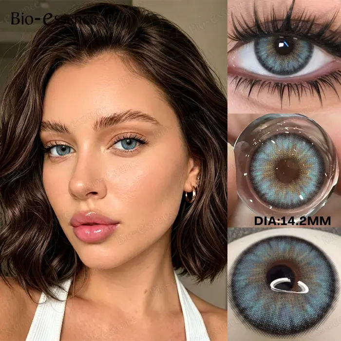 Bio-essence Lentilles de Contact Colorées PATTAYA Blue