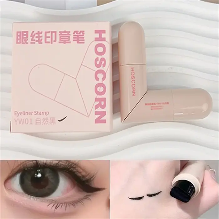 Tampon Eyeliner intégré à Double aile imperméable