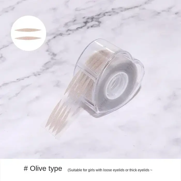 600 pièces autocollant de bande de paupière Invisible Double pli paupière dentelle bande de cils aut