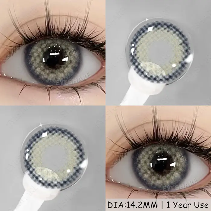 AMARA 0 ~-6.00 degrés 1 paire de lentilles de Contact colorées pour myopie pour les yeux