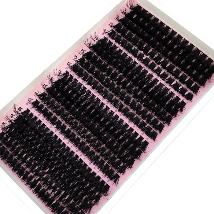 340/390 pièces 40D-160D mélange 5D moelleux cils individuels grappes Extensions faux cils bricolage