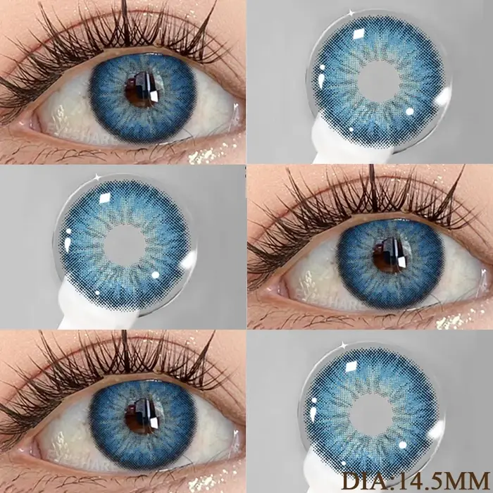 AMARA 1 paire de lentilles de Contact colorées marron