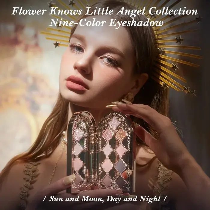 Petite fleur d'ange sait Palette de fard à paupières paillettes pour les yeux