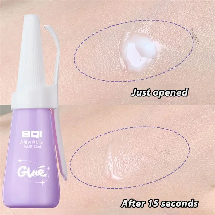 Colle à cils imperméable à séchage rapide