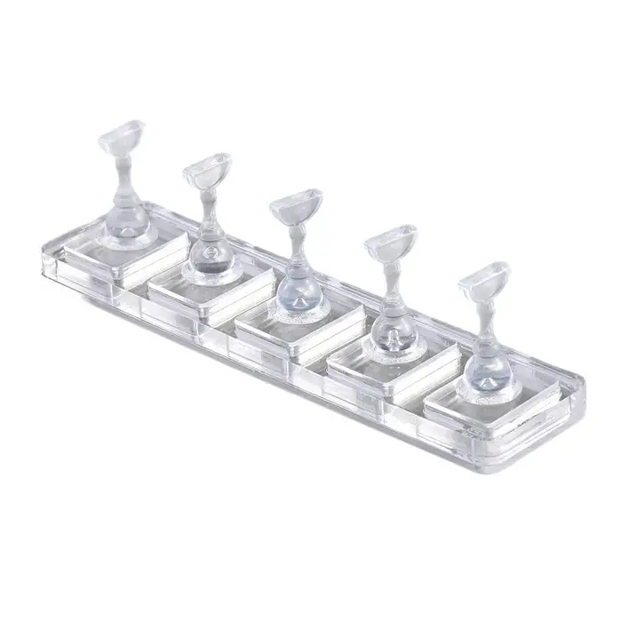 Plateau de Pratique Transparent en Acrylique pour Ongles
