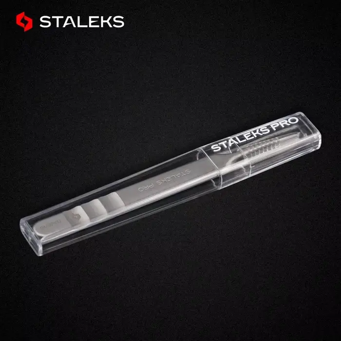 STALEKS Pro – pincettes droites et incurvées en acier inoxydable de haute précision, série TE, outil