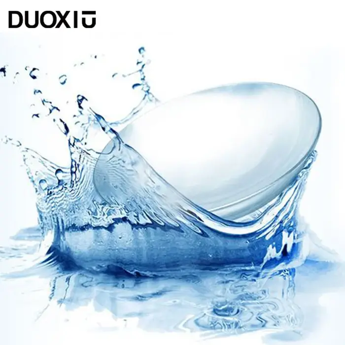 DUOXIU 1 paire de lentilles de contact transparentes pour les yeux myopie Prescription