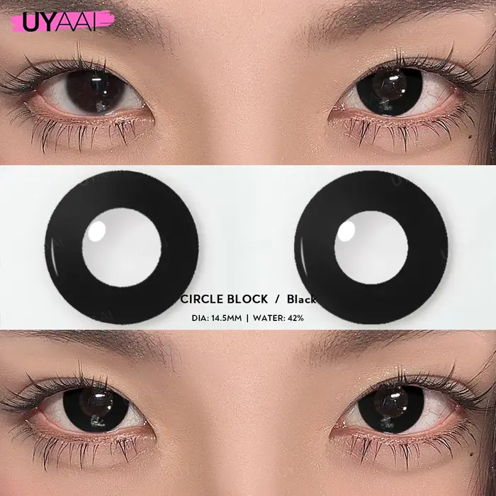 UYAAI 1 paire yeux de chat lentilles folles