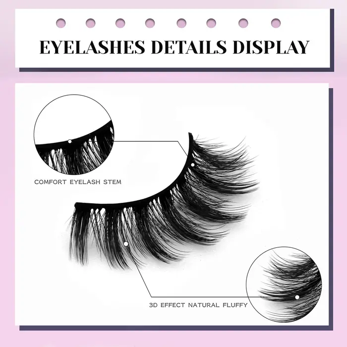 Veltrinay Faux cils 3D vison