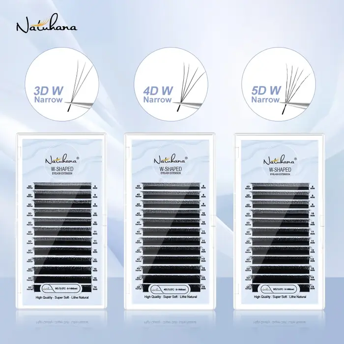 Extensions de cils NATUHANA en forme de V 3D 4D 5D Volume Fans