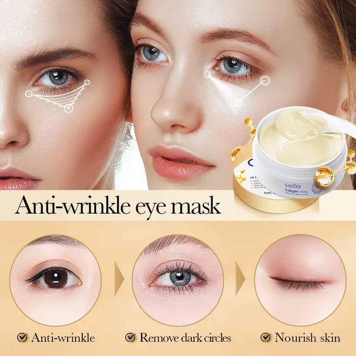 SADOER – masque pour les yeux au collagène cristal